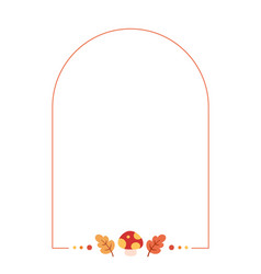 Cute Autumn Frame Border Template Can Be Used