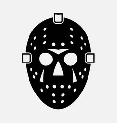 Jason Hockey Mask Flip Up Halloween Silhouette Svg