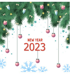 Panoramic New Year Background Happy New Year 2023