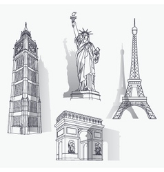 Eiffel tower Royalty Free Vector Image - VectorStock