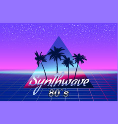 Synthwave 80 S Retro Banner Vaporwave Aesthetic