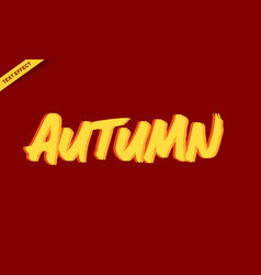 Autumn Leaf Color Text Effect