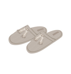 House Soft Grey Slippers Concept