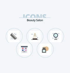 Beauty Salon Flat Icon Pack 5 Icon Design