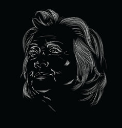 Hillary Clinton Lineart