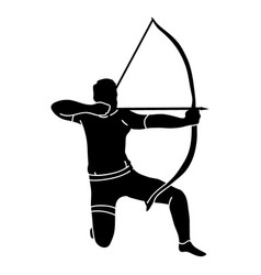 Archer Man Pose Cut Out