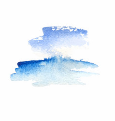 Blue Watercolor Stain