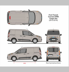 Ford Transit Connect Swb Cargo 6 Doors 2013-2018