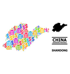 Mosaic Map Shandong Province