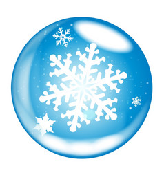 Snowflake Winter Globe