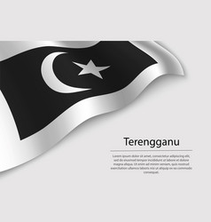 Wave Flag Of Terengganu Is A Region Of Malaysia