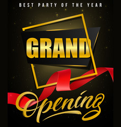 Grand Opening Best Party Of The Year Festive