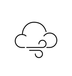 Windy Stormy Weather Icon Pixel Perfect Editable