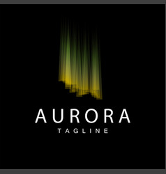 Aurora Logo Simple Aurora Nature Scenery Design