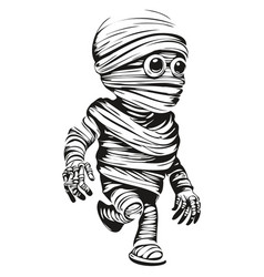 Halloween Mummy Artwork