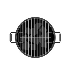 Top View Of Bbq Grill