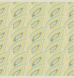 A Simple Green Leafy Seamless Pattern