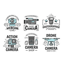 Digital Devices Camera And Webcam Icons