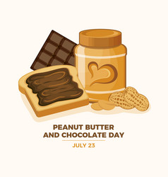 Peanut Butter And Chocolate Day Poster