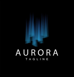 Aurora Logo Simple Aurora Nature Scenery Design