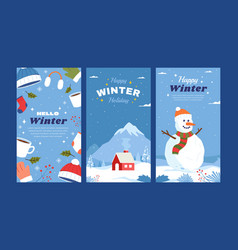 Winter Holiday Backgrounds For Social Media