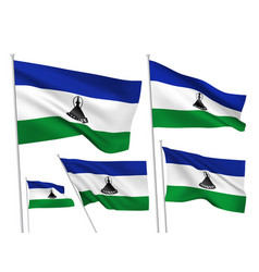 Flags Of Lesotho