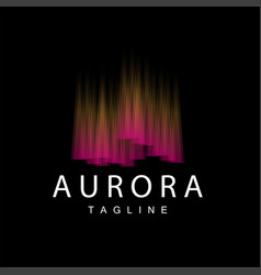 Aurora Logo Simple Aurora Nature Scenery Design