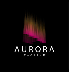 Aurora Logo Simple Aurora Nature Scenery Design