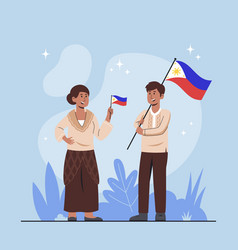 Hand Drawn Philippine Flag Design