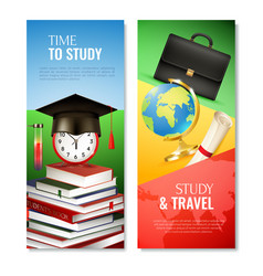 School Vertical Banners