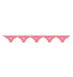 Womens Polka Dot Briefs Hanging On A Rope