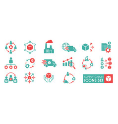 Supply Chain Concept Icon