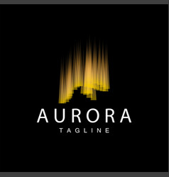 Aurora Logo Simple Aurora Nature Scenery Design