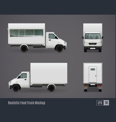 Food Motor Van Mockups