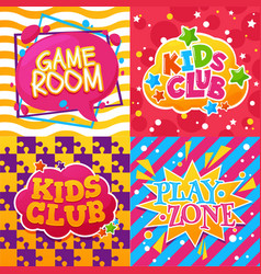 Kids Club Game Room Play Zone