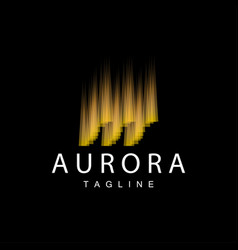 Aurora Logo Simple Aurora Nature Scenery Design