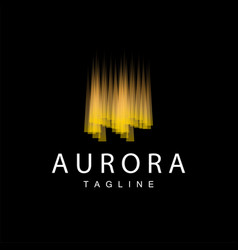 Aurora Logo Simple Aurora Nature Scenery Design