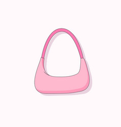 Barbiecore Pink Woman Hangbag Cartoon Hot Pink