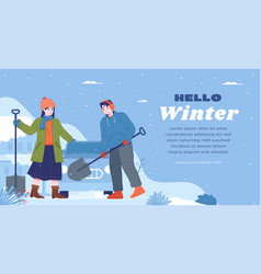 Winter Social Media Post Design Template