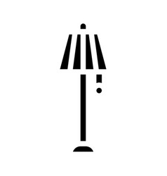 Floor Lamp Vintage Glyph Icon