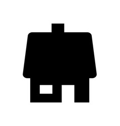 Residential House - Home Icon - Black And White