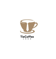 Tie Coffee Cup Logo