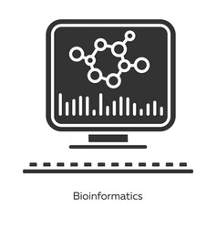 Bioinformatics Glyph Icons Set Human Genome