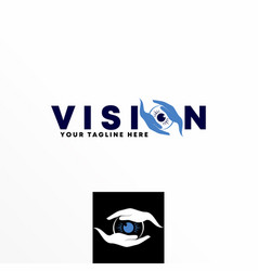 Hands And Eye Free Logo Stock Flip Abstract