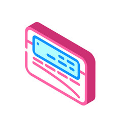 Vhs Player Retro Gadget Isometric Icon