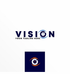 Letter Vision Logo Stock Sore Eyes Abstract