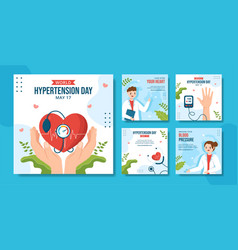 World Hypertension Day Social Media Post Flat