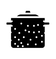 Metal Pot Cooking Glyph Icon