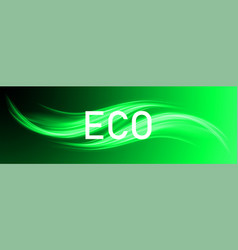 Green Soft Waves Flow Nature Eco Background 3d