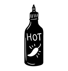 Hot Sauce Bottle Cut Out